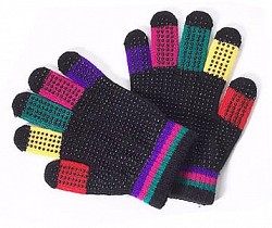 8311 Black with Multicolored Fingers